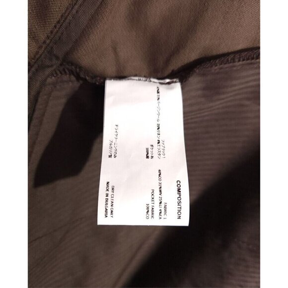 Kiko Kostadinov Valakas Cargo Pants 44 XS Brown Knit Cuff New - Picture 13 of 14